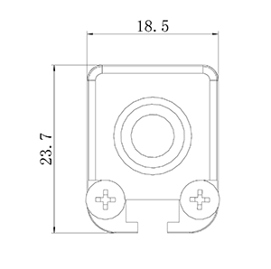 QP-E60 mini static charge eliminator size