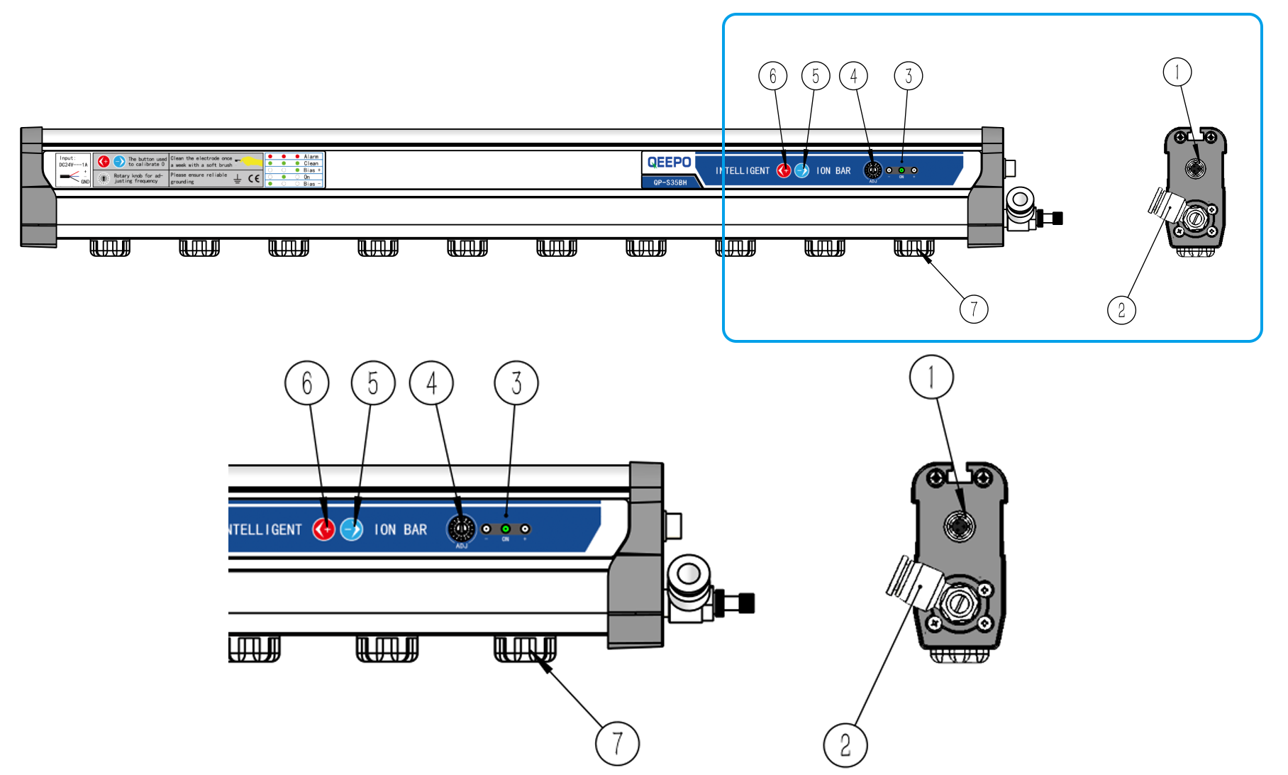 QP-S35-Intelligent-Adjustable-Static-Eliminator-SIZE2