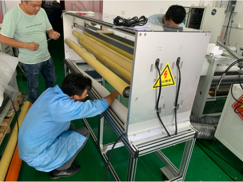 [Export] Qipu electrostatic melt blown cloth electret equipment shipped abroad